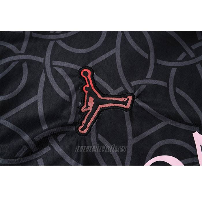 Chandal del Paris Saint-Germain Jordan Manga Corta 2024-2025 Negro - Pantalon Corto
